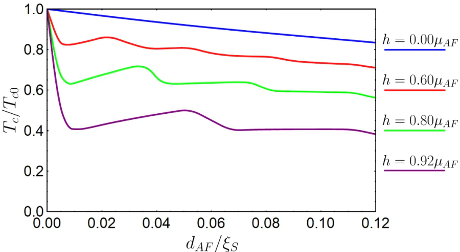 The same as Figure 17 but calculated for \( d_S=0.75\xi_S \). The picture is adopted from Ref. [76].